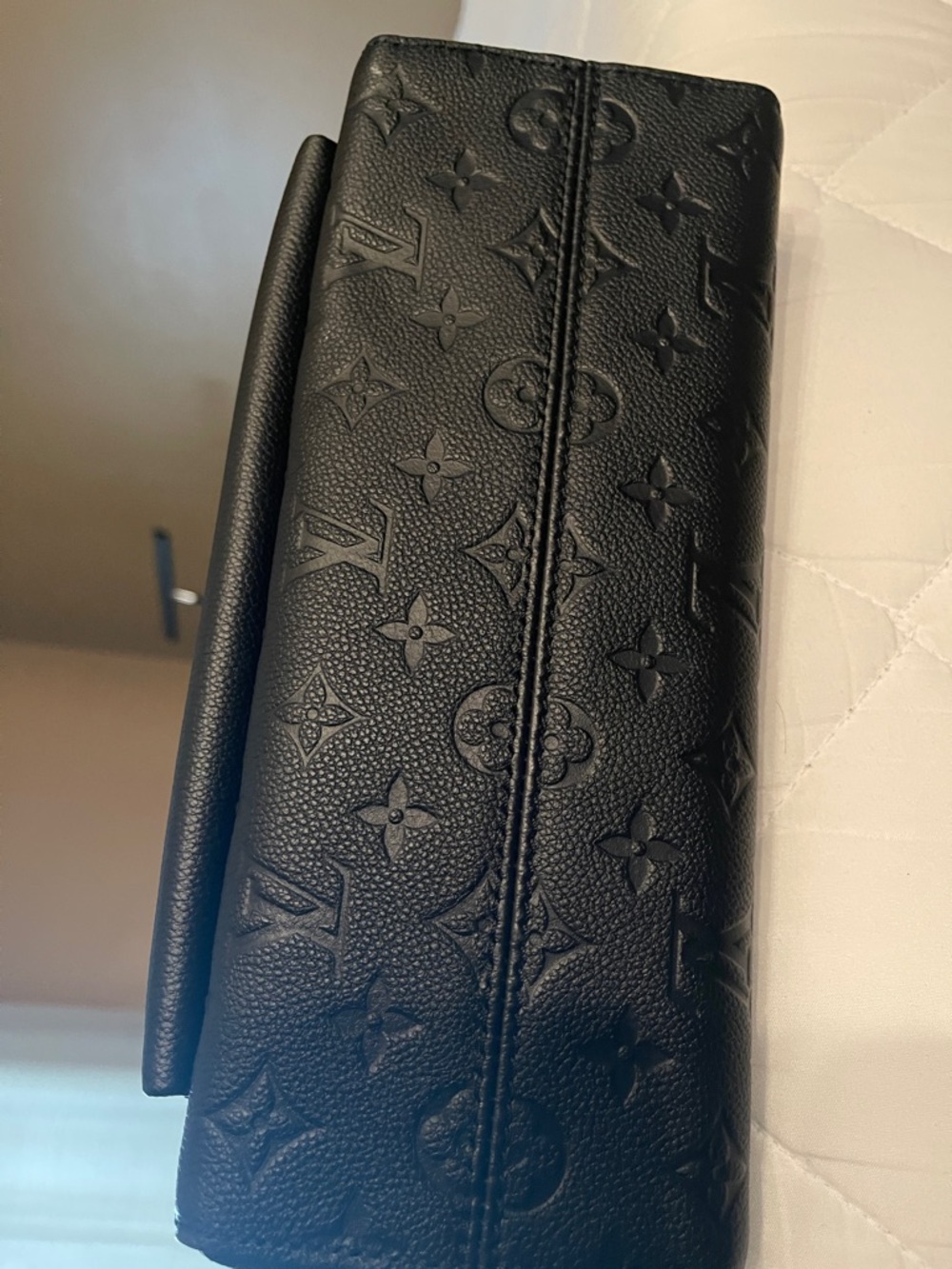 Louis Vuitton Black Monogram Gold-Chain Shoulder Bag - Picture 9 of 10